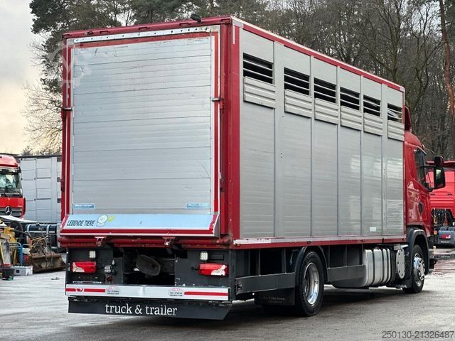 Cattle truck SCANIA G380 BL 4x2 1.Stock Menke-Janzen Viehw. *UNFALL*