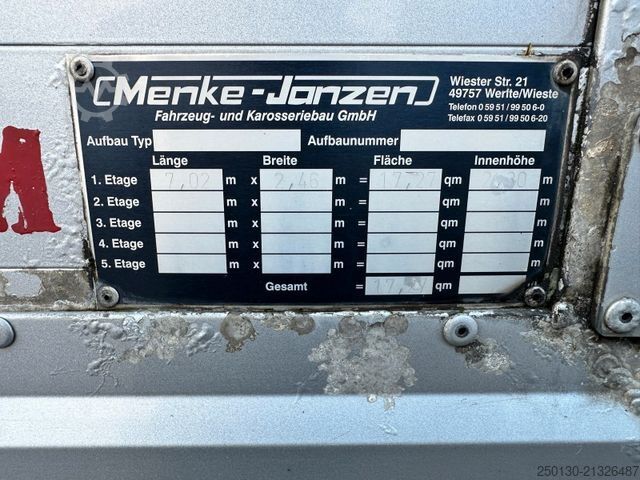 Cattle truck SCANIA G380 BL 4x2 1.Stock Menke-Janzen Viehw. *UNFALL*