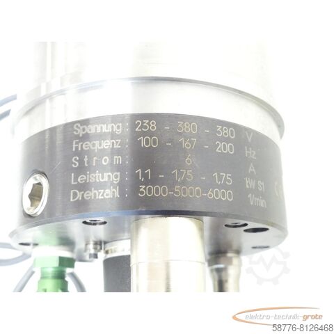 Component GMN TSE 110 - 6000 / 1.75 Hochgeschwindigkeitsspindel SN:R346576 - ! -