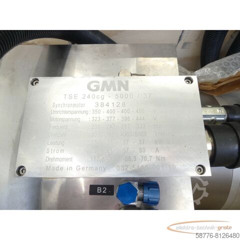 Component GMN TSE 240 cg - 5000 / 37 Schleifspindel 384128    !