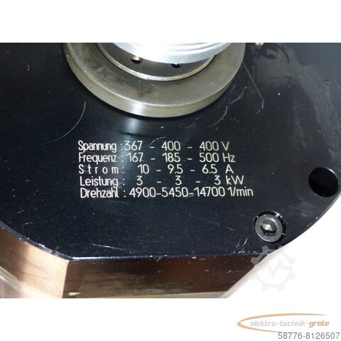 Component GMN TSE 75cdu  x 250/15000 Hochgeschwindigkeitsspindel