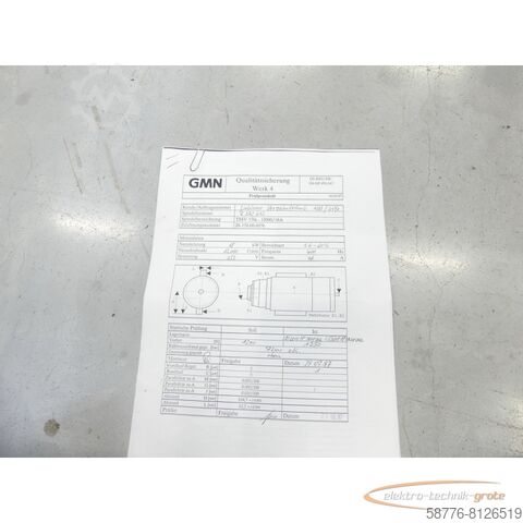 Component GMN TSSV 170 s - 12000 / 18 A  SNr. 272612    !