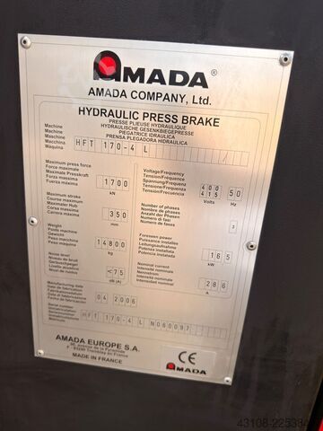 Durchlaufpresse Amada HFT 170-4 L