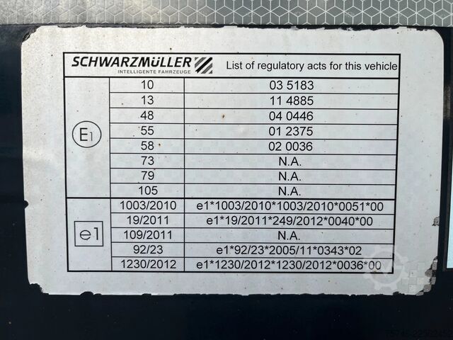 Kipper Schwarzmüller 3-Achs HARDOX SANH*24 m³*2 x LIFTACHSE!