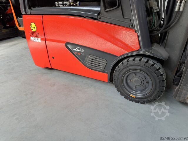 E 16 - 386 / 02 Evo * ATEX EX * PYROBAN 3G / Z2 * Triplex FFL !! LINDE E 16 - 386 / 02 Evo * Atex EX * PYROBAN 3G / Z2 * Triplex FFL !!