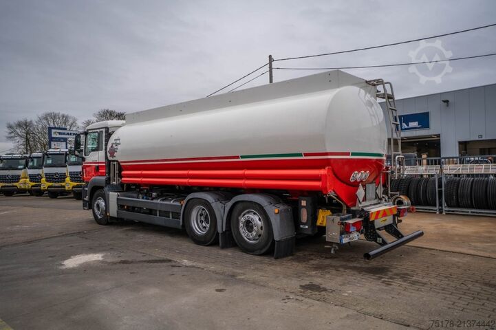 Fuel tanker MAN TGS 26.360 + ALU MAGYAR 21.000L/7COMP+INTARDER