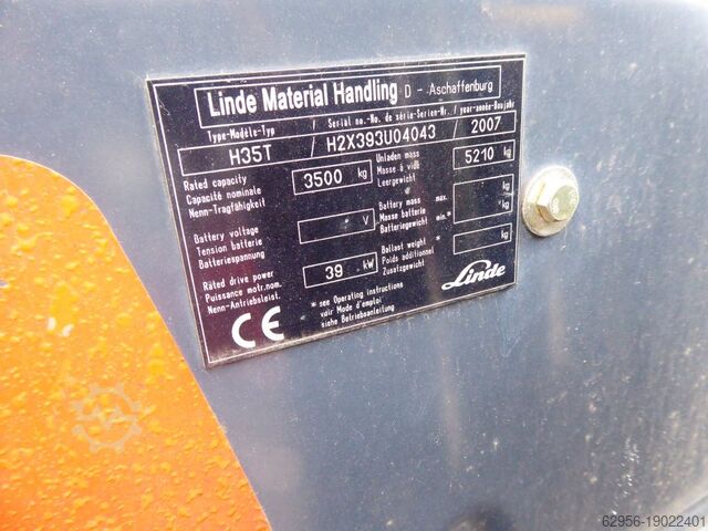 LPG Forklifts Linde H35T