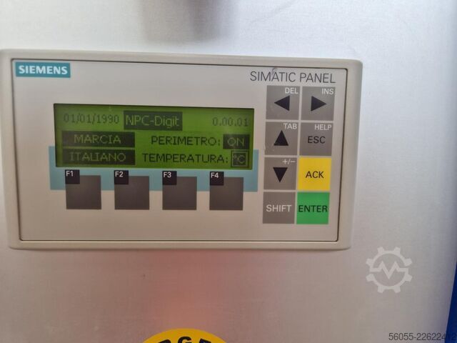 HOT PRESS with electric heating of plate ORMA MACCHINE NPC/E/DIGIT 6/90