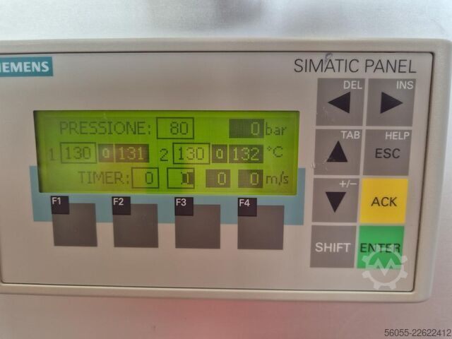 HOT PRESS with electric heating of plate ORMA MACCHINE NPC/E/DIGIT 6/90