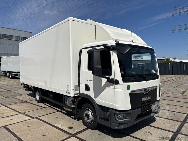 Transporter mit Koffer / LBW , AHK, KLIM MAN TGL 8.190 BL, Autom.