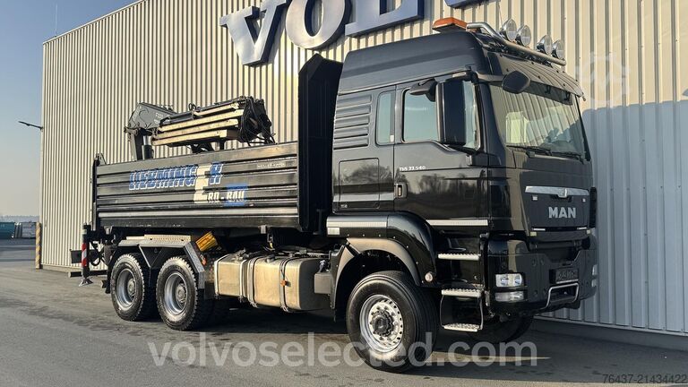 Tipper with crane MAN TGS