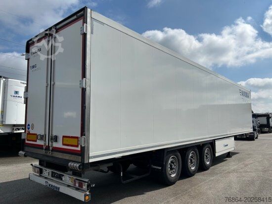 Low loader semitrailer KRONE KüHLAUFLIEGER, TK SLXI 300, LIFTACHSE, DOPPELSTOCK, BLUMENBREITE