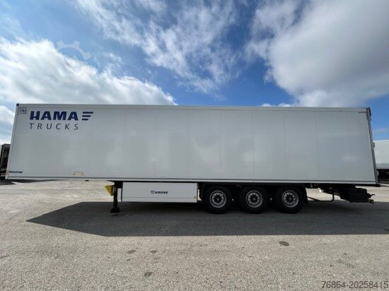Low loader semitrailer KRONE KüHLAUFLIEGER, TK SLXI 300, LIFTACHSE, DOPPELSTOCK, BLUMENBREITE
