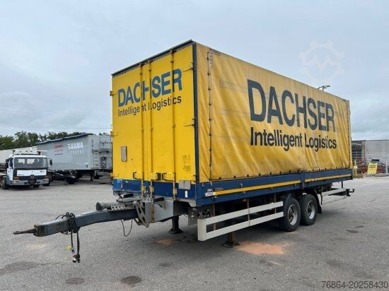 Open trailer with tarp JUNGE DURCHLADER, ANHäNGER