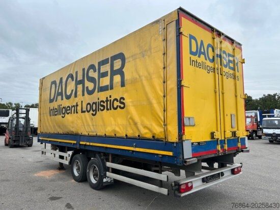 Open trailer with tarp JUNGE DURCHLADER, ANHäNGER