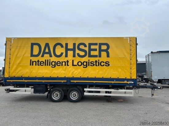 Open trailer with tarp JUNGE DURCHLADER, ANHäNGER