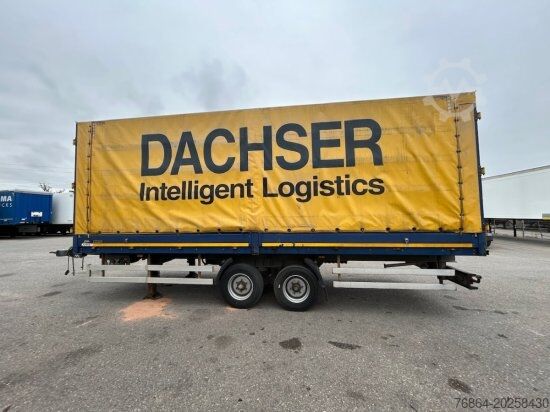 Open trailer with tarp JUNGE DURCHLADER, ANHäNGER