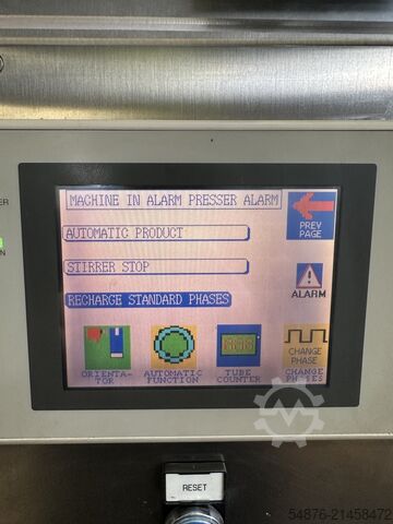 Tube filler AXOMATIC OPTIMA 800