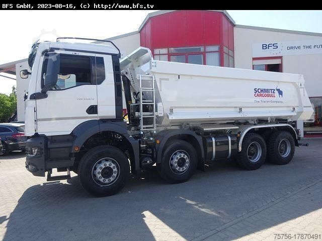 Tipper truck MAN TGS (TG3) 35.470 8x4 BB CH Hinterkipper Stahl H