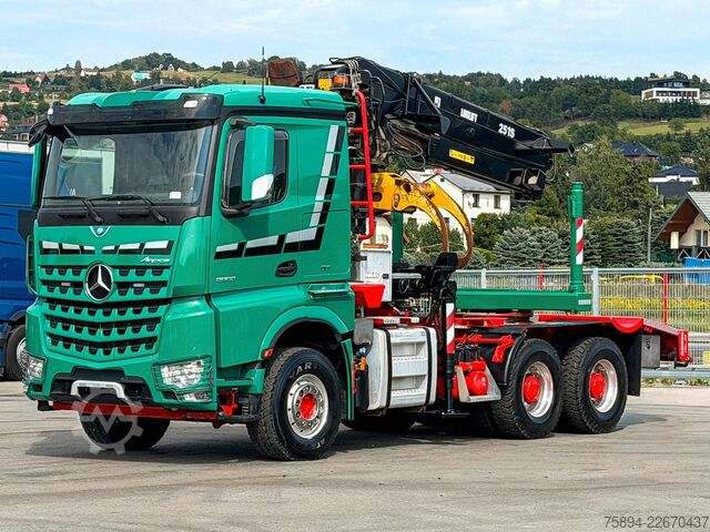 Holztransporter LKW MERCEDES-BENZ AROCS 3363 *HOLZTRANSPORTER * LOGLIFT 251S /6x4
