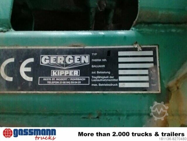Special purpose truck  TAK 20 ADONIS, Tele-Absetzanlage, Wechselaufbau