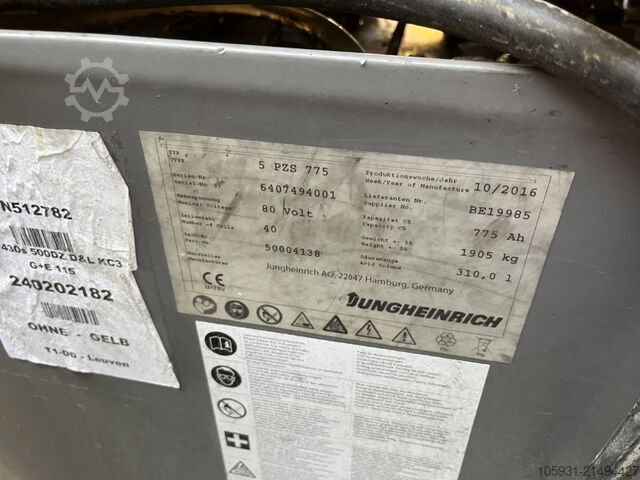 Elektro 4 Rad-Stapler Jungheinrich EFG535k