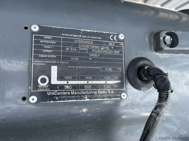 LPG Forklifts UniCarriers U1D2A20LQ