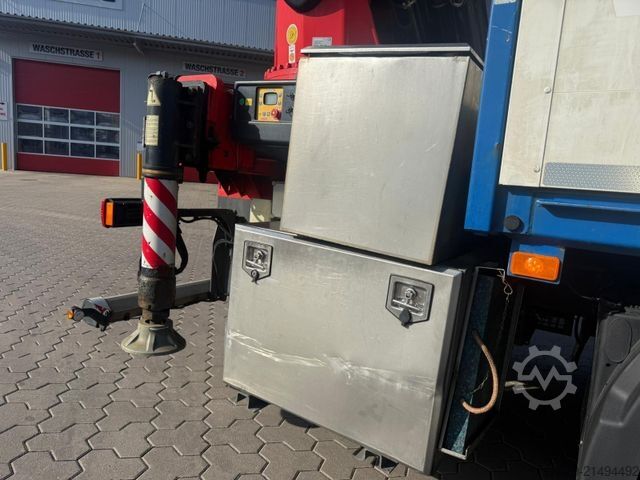 LKW mit Pritsche (offen) VOLVO FH 500 6x2 Container Pritsche Fassi F455 Kran