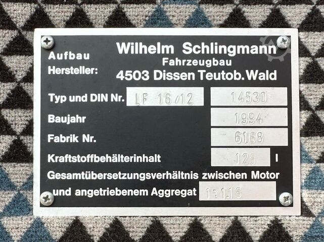 Sonstige MERCEDES-BENZ SK 1224 LF Doka/ 16/12 / 4x4/ Schlingmann