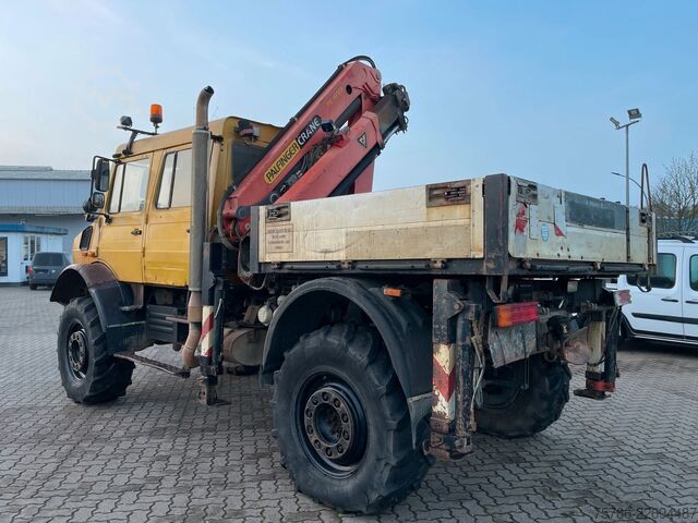 Autokran UNIMOG U 5000 Doka Pritsche/ PK 10.502 A/ AC/ AHK/ EU 3