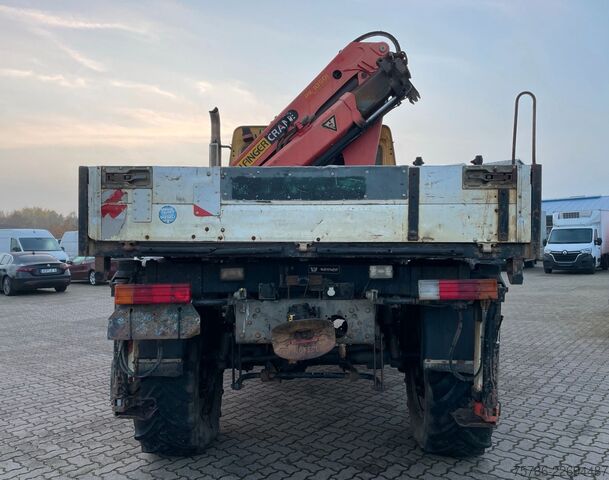 Autokran UNIMOG U 5000 Doka Pritsche/ PK 10.502 A/ AC/ AHK/ EU 3