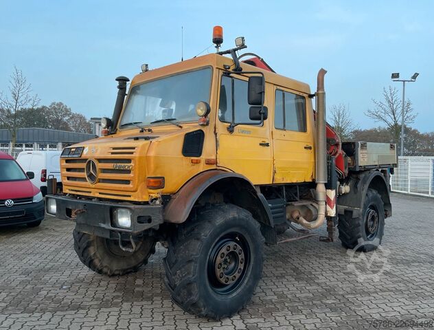 LKW mit Pritsche (offen) UNIMOG U 5000 Doka Pritsche/ PK 10.502 A/ AC/ AHK/ EU 3