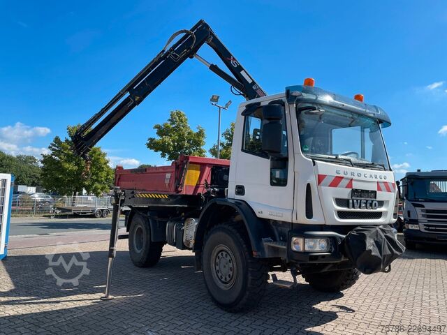 Sonstige IVECO EuroCargo ML 150E25/ 4x4/ Hiab+FB+5/6/ AC/ Winde