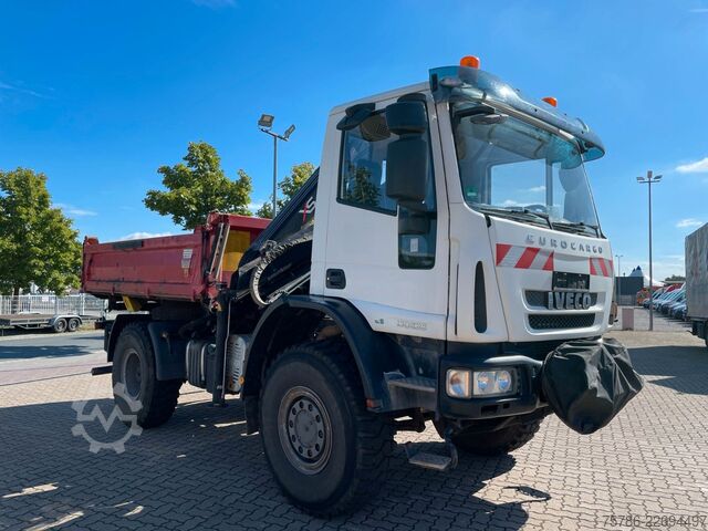 Sonstige IVECO EuroCargo ML 150E25/ 4x4/ Hiab+FB+5/6/ AC/ Winde
