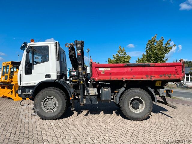 Sonstige IVECO EuroCargo ML 150E25/ 4x4/ Hiab+FB+5/6/ AC/ Winde