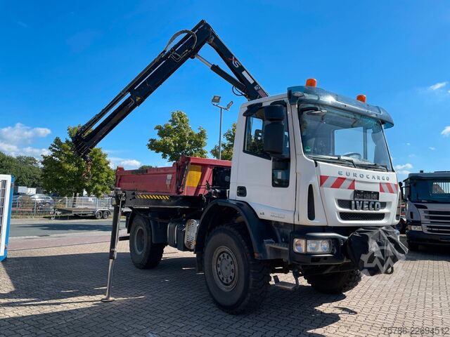 Sonstige IVECO EuroCargo ML 150E25/ 4x4/ Hiab+FB+5/6/ AC/ Winde