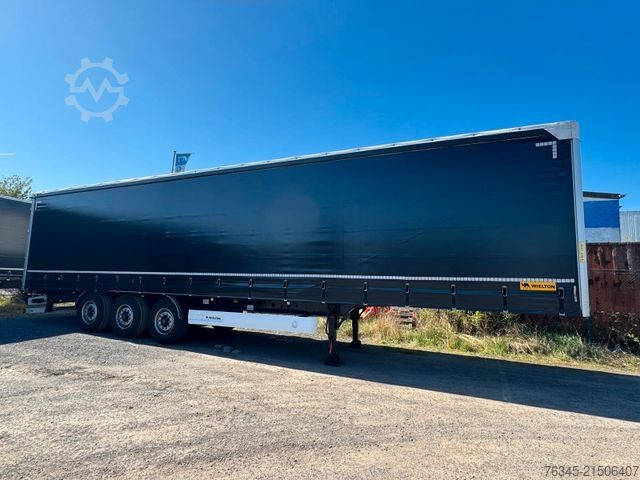 Auflieger mit Pritsche & Plane WIELTON NS-3K, Edscha, BPW, Lift