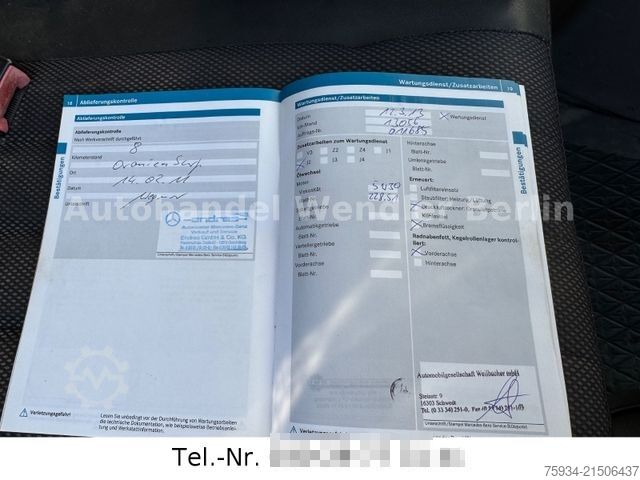 Kastenwagen hoch MERCEDES-BENZ Vario 816D Kasten Maxi lang/hoch 1.Hd orig.88tkm