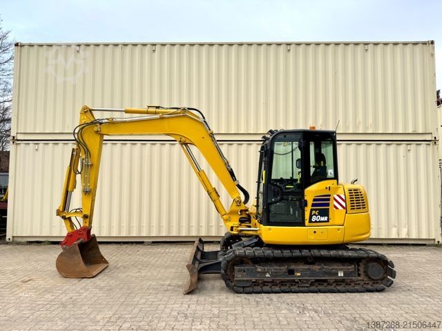 Minibagger KOMATSU PC80MR-5 / 2022 Baujahr / 1.630 H