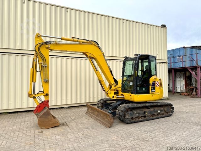 Minibagger KOMATSU PC80MR-5 / 2022 Baujahr / 1.630 H