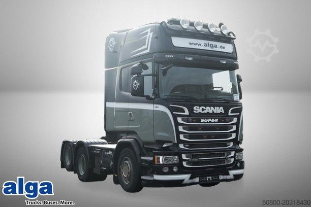 Standard tractor unit SCANIA R 580 6x2, Retarder, Klima, Hydr., Voll-Luft