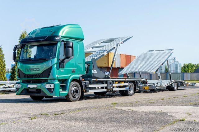 Car carrier truck IVECO Eurocargo Autotransporter für 5 PKW's
