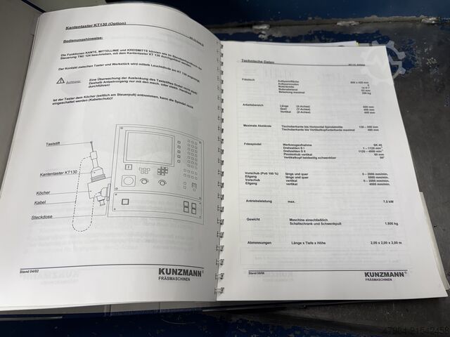Werkzeugfräse KUNZMANN WF 7/3