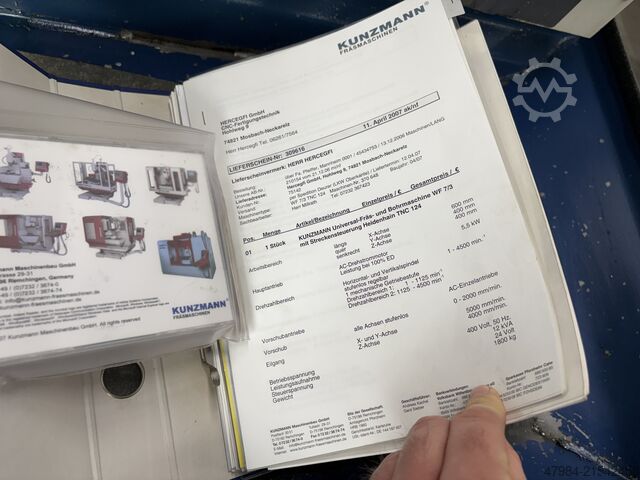 Werkzeugfräse KUNZMANN WF 7/3