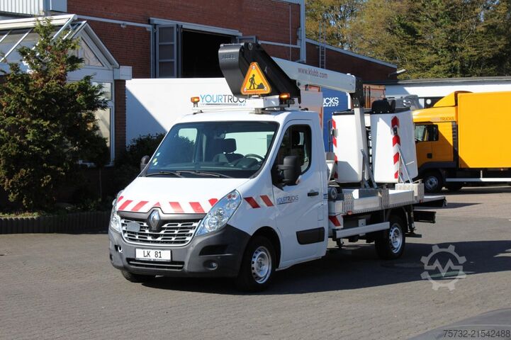 Lkw-Arbeitsbühne Renault Master  Bühne KLUBB 11m   2 Personen Korb 200kg