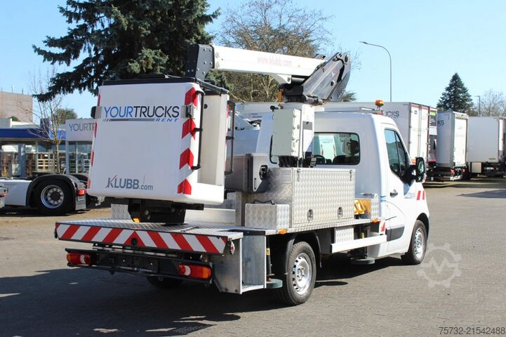Lkw-Arbeitsbühne Renault Master  Bühne KLUBB 11m   2 Personen Korb 200kg