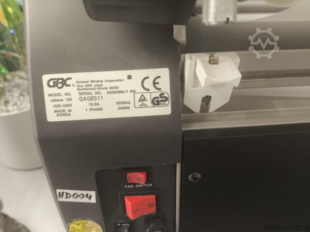 Laminiermaschine GBC Catena 105