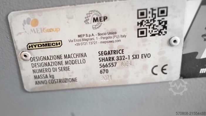 Bandsäge Mep Modell Shark 332-1 Typ Sx MEP SHARK 332-1 SXI EVO