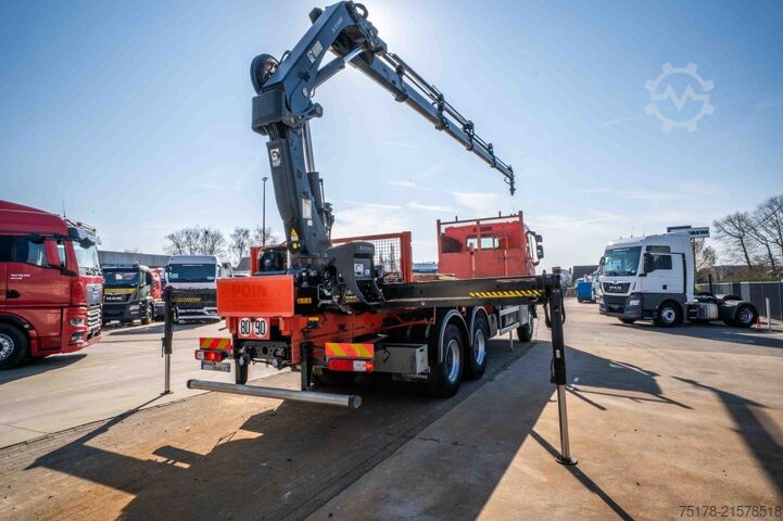 Ladepritsche RENAULT K380 DXI -6x4+HIAB 21 T/m+4 EXT