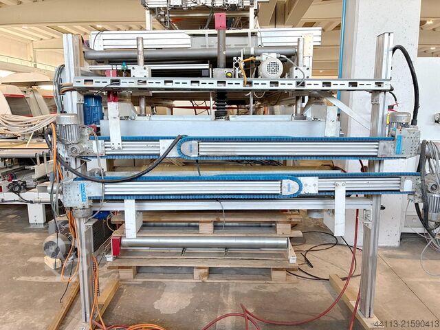 BÜRSTENMASCHINE + BREITBANDSCHLEIFMASCHI WANDRES 